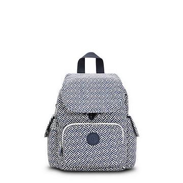 Kipling City Pack Mini Printed Rugzak Wit | België 1721LI